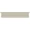 Ekena Millwork 173" Bottom Width x 177 3/8" Top Width x 8 5/8"H x 3/8"P Bedford Crosshead CRH09X173BE - alternate 2